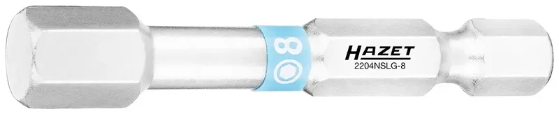 Hazet 2204NSLG-8/3 2204NSLG-8/3 Sechskant-Bit Antrieb: 1/4 (6.3 mm) Abtrieb: Sechskant 8 mm 50 mm fra Hazet – produktbillede 2 af 2