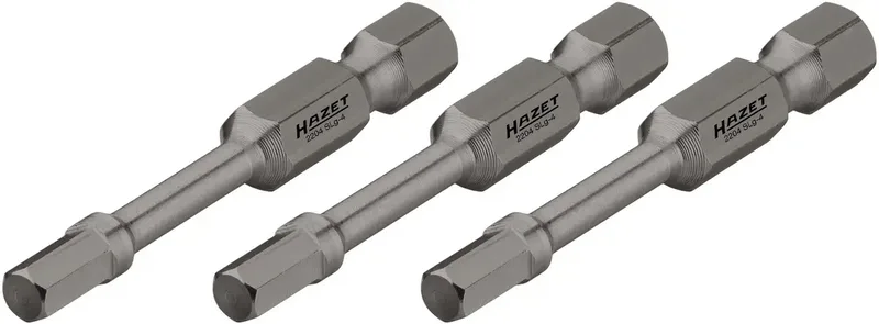 Hazet 2204SLG-6/3 2204SLG-6/3 Sechskant-Bit Antrieb: 1/4 (6.3 mm) Abtrieb: Innen-Sechskant 6 mm 50 mm von Hazet – Produktbild