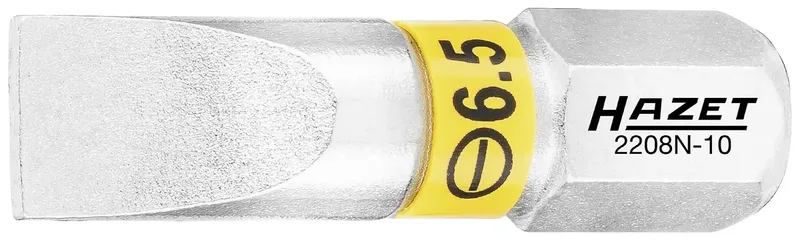 Hazet 2208N-10/3 2208N-10/3 Sechskant-Bit Antrieb: 1/4 (6.3 mm) Abtrieb: Sechskant 6.5 mm 25 mm fra Hazet – produktbillede 2 af 2