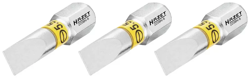 Hazet 2208N-8/3 2208N-8/3 Sechskant-Bit Antrieb: 1/4 (6.3 mm) Abtrieb: Sechskant 5.5 mm 25 mm von Hazet – Produktbild 1 von 2