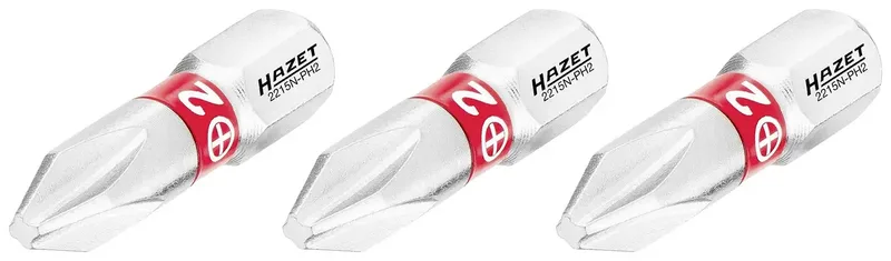 Hazet 2215N-PH2/3 2215N-PH2/3 Kreuzschlitz-Bit Antrieb: 1/4 (6.3 mm) Abtrieb: Kreuzschlitz Phillips 2 25 mm von Hazet – Produktbild 1 von 2