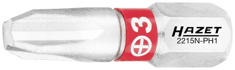 Hazet 2215N-PH3/3 2215N-PH3/3 Kreuzschlitz-Bit Antrieb: 1/4 (6.3 mm) Abtrieb: Kreuzschlitz Phillips 3 25 mm de Hazet – image du produit 2 sur 2