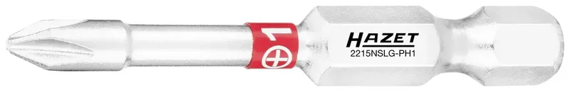 Hazet 2215NSLG-PH1/3 2215NSLG-PH1/3 Kreuzschlitz-Bit Antrieb: 1/4 (6.3 mm) Abtrieb: Kreuzschlitz Phillips 1 50 mm de Hazet – image du produit 2 sur 2