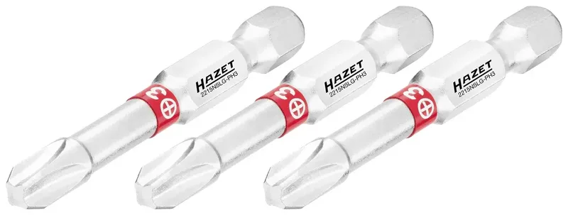 Hazet 2215NSLG-PH3/3 2215NSLG-PH3/3 Embout cruciforme 3 C 6.3 1 pc(s) de Hazet – image du produit 1 sur 2