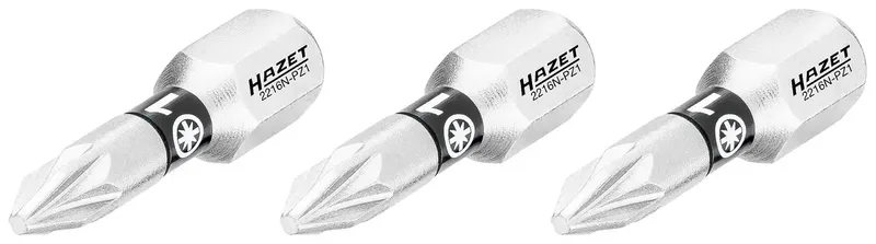 Hazet 2216N-PZ1/3 2216N-PZ1/3 Kreuzschlitz-Bit Antrieb: 1/4 (6.3 mm) Abtrieb: Kreuzschlitz Pozidriv 1 25 mm von Hazet – Produktbild 1 von 2