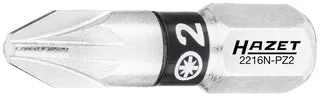 Hazet 2216N-PZ2/3 2216N-PZ2/3 Kreuzschlitz-Bit Antrieb: 1/4 (6.3 mm) Abtrieb: Kreuzschlitz Pozidriv 2 25 mm van Hazet – productafbeelding 2 van 2