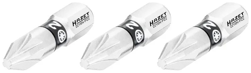 Hazet 2216N-PZ2/3 2216N-PZ2/3 Kreuzschlitz-Bit Antrieb: 1/4 (6.3 mm) Abtrieb: Kreuzschlitz Pozidriv 2 25 mm van Hazet – productafbeelding 1 van 2
