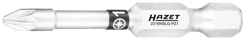 Hazet 2216NSLG-PZ1/3 2216NSLG-PZ1/3 Kreuzschlitz-Bit Antrieb: 1/4 (6.3 mm) Abtrieb: Kreuzschlitz Pozidriv 1 50 mm fra Hazet – produktbillede 2 af 2