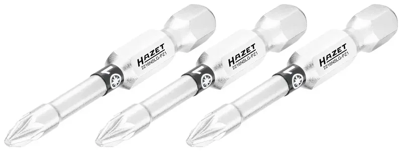Hazet 2216NSLG-PZ1/3 2216NSLG-PZ1/3 Kreuzschlitz-Bit Antrieb: 1/4 (6.3 mm) Abtrieb: Kreuzschlitz Pozidriv 1 50 mm fra Hazet – produktbillede 1 af 2