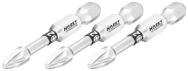 Hazet 2216NSLG-PZ2/3 2216NSLG-PZ2/3 Kreuzschlitz-Bit Antrieb: 1/4 (6.3 mm) Abtrieb: Kreuzschlitz Pozidriv 2 50 mm van Hazet – productafbeelding 1 van 2