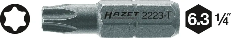 Hazet 2223-T9 2223-T9 TX-Bit Antrieb: 1/4 (6.3 mm) Abtrieb: TX TX 9 35 mm von Hazet – Produktbild