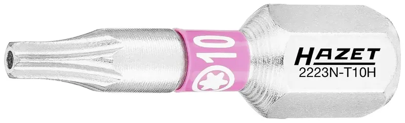 Hazet 2223N-T10H/3 2223N-T10H/3 Torx-Bit Antrieb: 1/4 (6.3 mm) Abtrieb: TX TB 10 25 mm från Hazet – produktbild 2 av 2