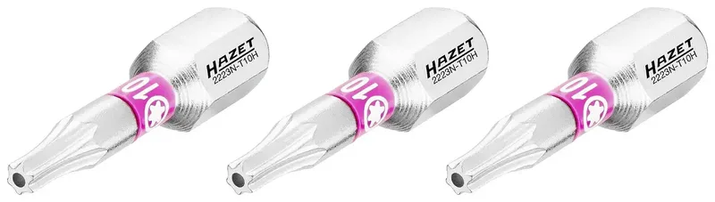 Hazet 2223N-T10H/3 2223N-T10H/3 Torx-Bit Antrieb: 1/4 (6.3 mm) Abtrieb: TX TB 10 25 mm från Hazet – produktbild 1 av 2