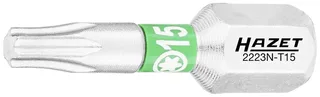 Hazet 2223N-T15/3 2223N-T15/3 Torx-Bit Antrieb: 1/4 (6.3 mm) Abtrieb: TX TX 15 25 mm by Hazet – product image 2 of 2