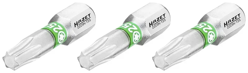 Hazet 2223N-T25/3 2223N-T25/3 Torx-Bit Antrieb: 1/4 (6.3 mm) Abtrieb: TX TX 25 25 mm von Hazet – Produktbild 1 von 2
