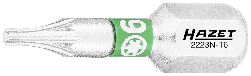 Hazet 2223N-T6/3 2223N-T6/3 Torx-Bit Antrieb: 1/4 (6.3 mm) Abtrieb: TX TX 6 25 mm von Hazet – Produktbild 2 von 2
