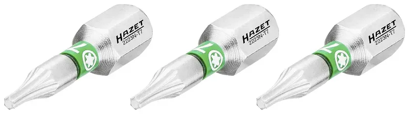 Hazet 2223N-T7/3 2223N-T7/3 Torx-Bit Antrieb: 1/4 (6.3 mm) Abtrieb: TX TX 7 25 mm från Hazet – produktbild 1 av 2