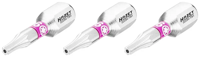 Hazet 2223N-T9H/3 2223N-T9H/3 Torx-Bit Antrieb: 1/4 (6.3 mm) Abtrieb: TX TB 9 25 mm von Hazet – Produktbild 1 von 2