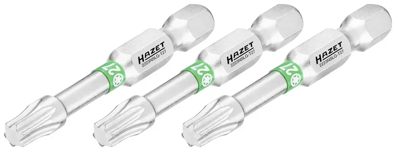 Hazet 2223NSLG-T27/3 2223NSLG-T27/3 TX-Bit Antrieb: 1/4 (6.3 mm) Abtrieb: TX TX 27 50 mm von Hazet – Produktbild