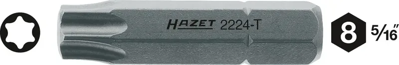 Hazet 2224-T25 2224-T25 TX-Bit Antrieb: 1/4 (6.3 mm) Abtrieb: TX TX 25 35 mm de Hazet – image du produit