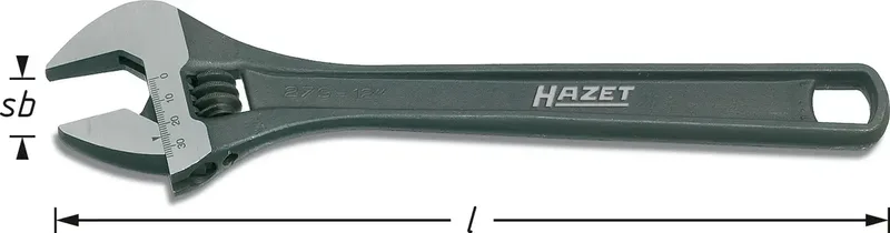 Hazet 279-4 279-4 Rollgabelschlüssel Schlüsselweite (Metrisch) 17 mm de Hazet – image du produit