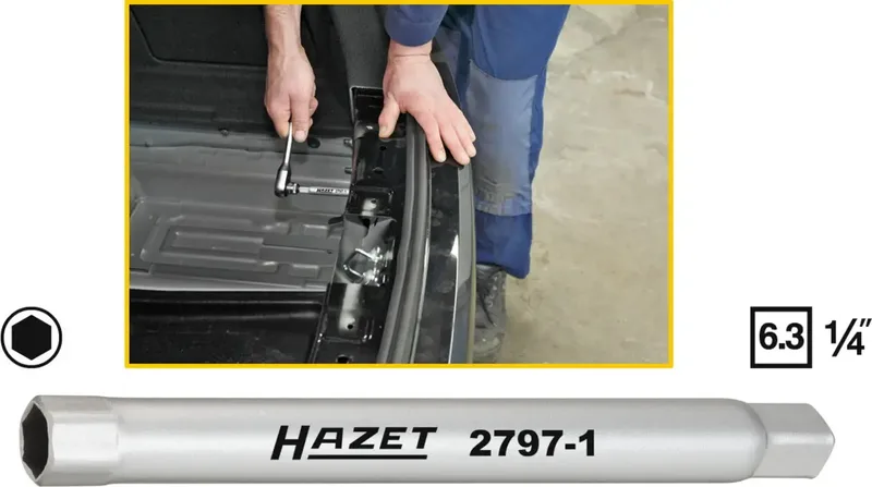 Hazet 2797-1 Stoßfänger-Rohr-Steckschlüssel von Hazet – Produktbild