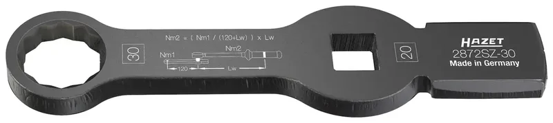 Hazet 2872SZ-30 2872SZ-30 Schlag-Ringschlüssel Schlüsselweite (Metrisch) 30 mm Schlüsselweite (Zoll) 3/4 von Hazet – Produktbild