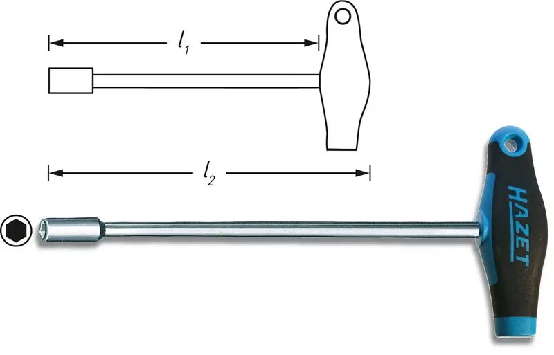 Clé à douille 6 pans Hazet 428LG-8 de Hazet – image du produit