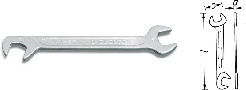 Hazet 440-7 440-7 Doppel-Maulschlüssel Schlüsselweite (Metrisch) 7 mm von Hazet – Produktbild