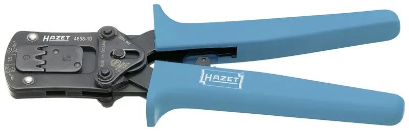 Hazet 4658-10 4658-10 Pince à sertir pour raccords à contact et à câble non-isolés 0.35 à 1.5 mm² de Hazet – image du produit