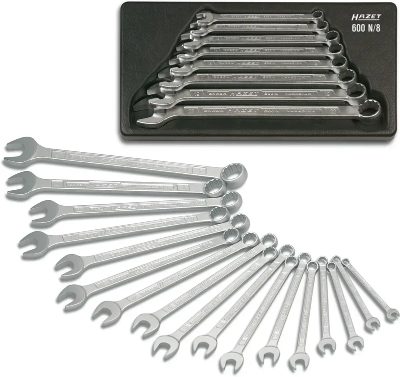 Hazet 600N/21 Jeu de clés mixtes 21 pièces Ouverture de clé (métrique) 6 - 34 mm de Hazet – image du produit