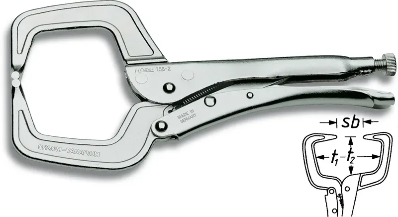 Hazet 758-2 Klammer-Gripzange 0 - 90 mm 280 mm by Hazet – product image