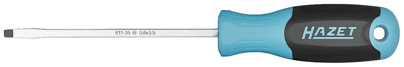 Hazet 811-35 Werkstatt Schlitz-Schraubendreher Klingenbreite: 3.5 mm Klingenlänge: 100 mm von Hazet – Produktbild