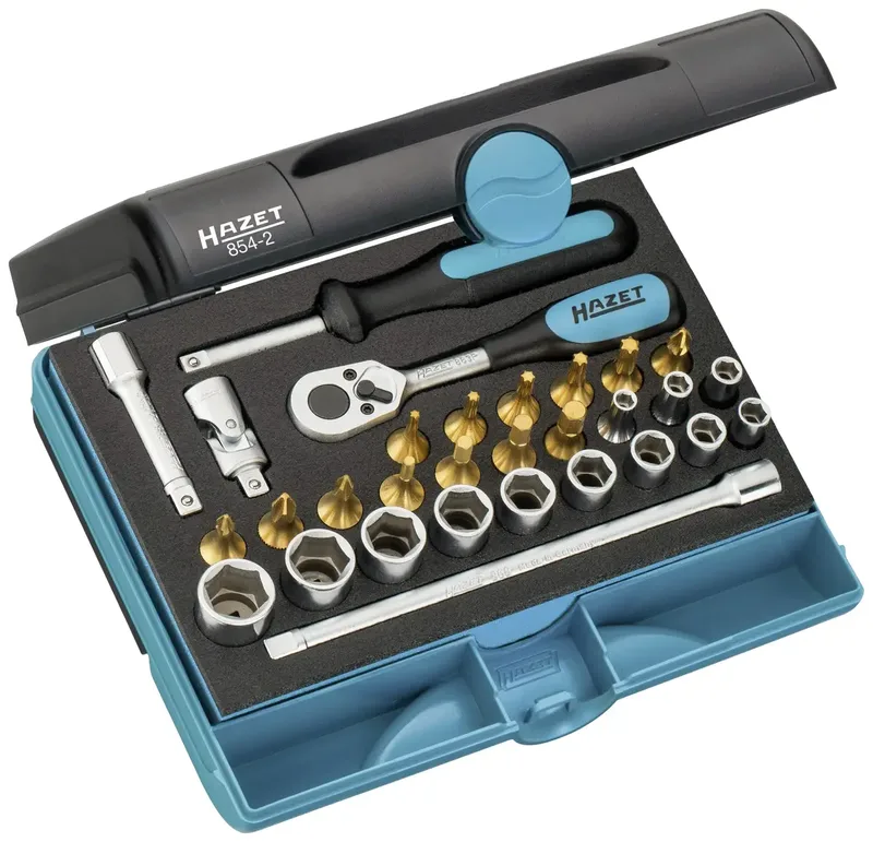 Hazet 854-2 Steckschlüsselsatz 1/4 (6.3 mm) 854-2 von Hazet – Produktbild