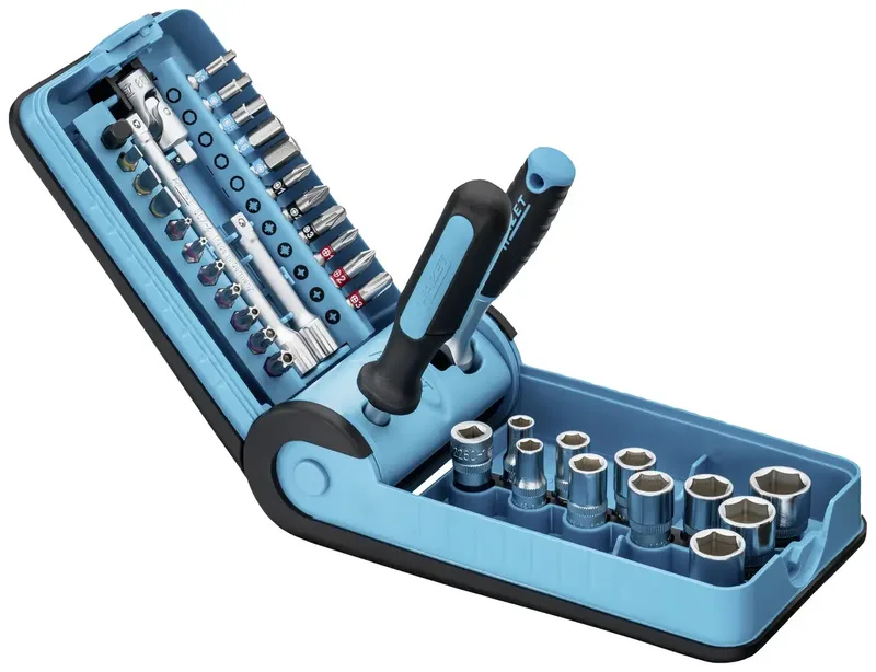 Hazet 856-1HP Steckschlüssel-Bit-Einsatz-Set metrisch 1/4 38teilig 856-1HP by Hazet – product image
