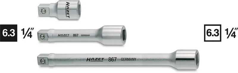 Hazet 867/868 867-1 Propulseur 1/4 (6.3 mm) 25 mm de Hazet – image du produit