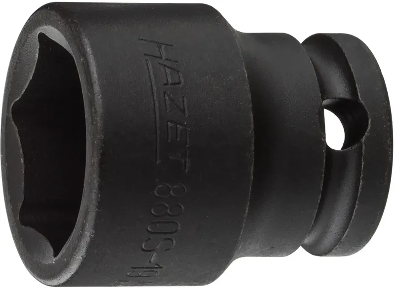 Hazet 880S-19 880S-19 6 pans extérieurs Douille pour perceuse à percussion 19 mm 3/8 3/8 (10 mm) de Hazet – image du produit