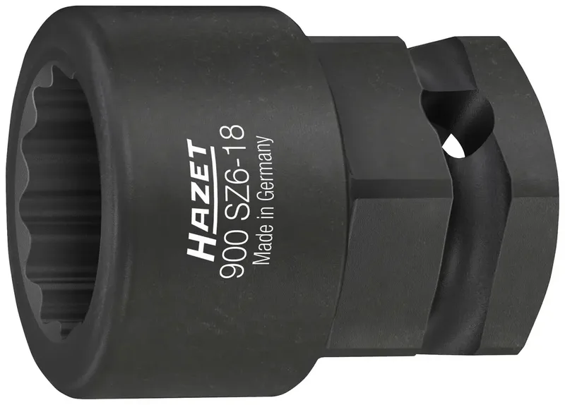 Hazet 900SZ6-18 900SZ6-18 Außen-Doppelsechskant Steckschlüsseleinsatz 18 mm 1/2 Vierkant, 1/2 (12.5 mm) von Hazet – Produktbild