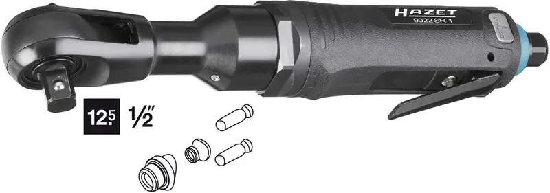 Hazet 9022SR-1 Druckluft-Umschaltknarre 1/2 (12.5 mm) Außenvierkant 6.3 bar de Hazet – image du produit