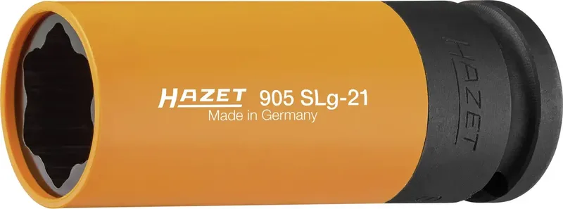 Hazet 905SLG 905Slg-21 6 pans extérieurs Douille à choc 19 mm 1/2 (12.5 mm) de Hazet – image du produit