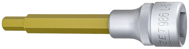 Hazet 986L-6 986L-6 Innen-Sechskant Steckschlüsseleinsatz 6 mm 1/2 SW 6 1/2 (12.5 mm) von Hazet – Produktbild