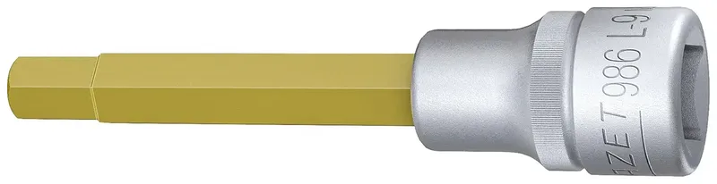 Hazet 986L-9 986L-9 Innen-Sechskant Steckschlüsseleinsatz 9 mm 1/2 9 mm 1/2 (12.5 mm) von Hazet – Produktbild