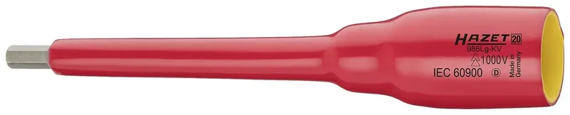 Hazet 986LG-6KV 986LG-6KV Innen-Sechskant Steckschlüsseleinsatz 6 mm 1/2 1/2 (12.5 mm) by Hazet – product image