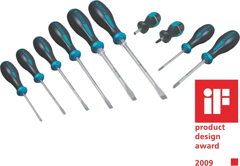 HEXAnamic Werkstatt Schraubendreher-Set 10teilig Schlitz, Kreuzschlitz Phillips by Hazet – product image