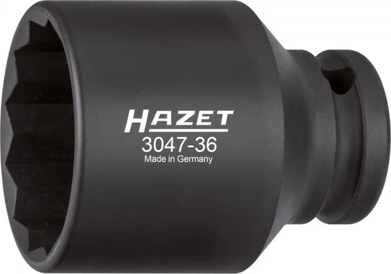 HZ 3047-36 - Schlag-Steckschlüsseleinsatz 36 mm von Hazet, Schwarz – Produktbild