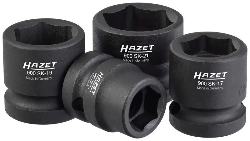 Kraft-Steckschlüsseleinsatz-Set 1/2 (12.5 mm) 4teilig 900SK/4 von Hazet – Produktbild