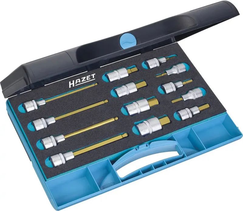 Steckschlüssel-Bit-Einsatz-Set 1/2 (12.5 mm) 13teilig 986/13 by Hazet – product image