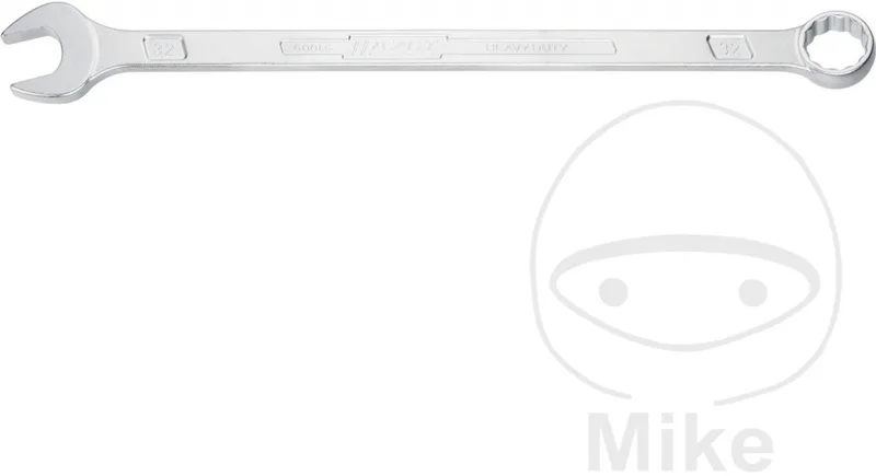 Steek-/ringsleutel lang 32 mm by Hazet, Chrome – product image