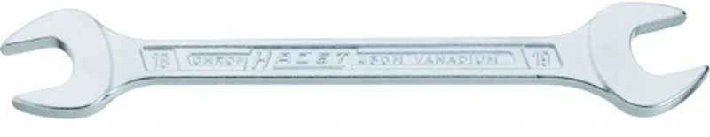 Doppel-Maulschlüssel 450N-21X22 Außen-Sechskant Profil 21 x 22 von Hazet, Chrom – Produktbild