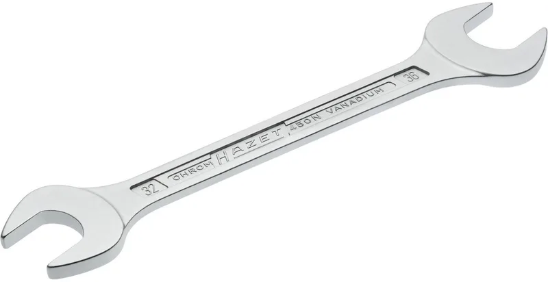 Doppel-Maulschlüssel 450N-32X36 Außen-Sechskant Profil 32 x 36 von Hazet, Chrom – Produktbild